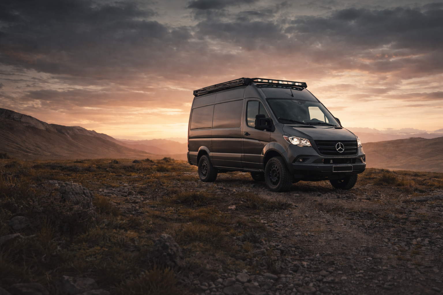 Sprinter_Sonnenuntergang